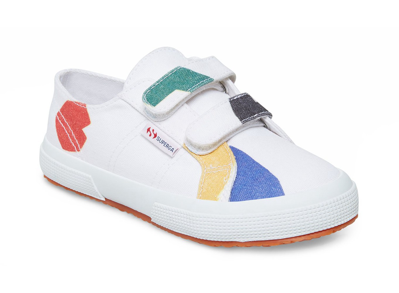 Superga Sneakers Kids - 2750 Cotjstrap Fancolorfigures - White - WIMEK2137